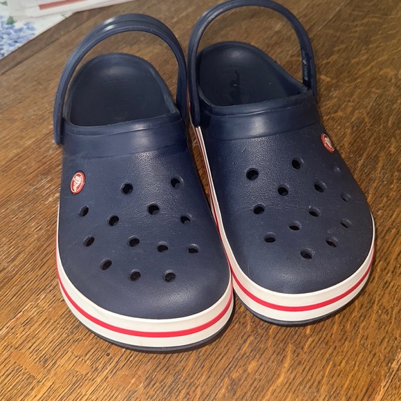 CROCS Other - Crocs Classic Crocband Clog Navy/Red/White M9 W11 Unisex